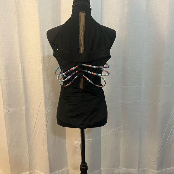Crystal Couture Halter Top w/ Swarovski
Rhinestones & Multi-Color Straps Size AS - Picture 4 of 5
